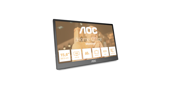 AOC T2 16T3EA computer monitor 39,6 cm (15.6") 1920 x 1080 Pixels Full HD Zwart