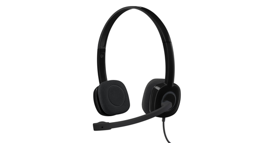 Logitech H151 Stereo Headset voor meerdere apparaten met bediening op de draad