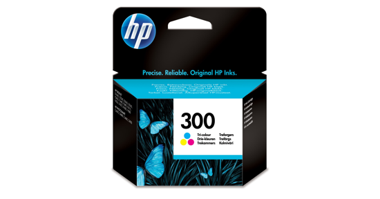 HP 300 originele drie-kleuren inktcartridge