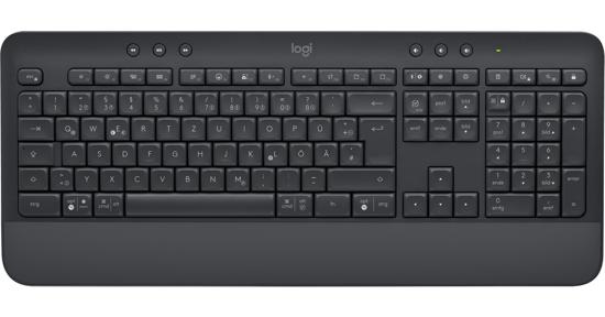 Logitech Signature K650 toetsenbord Bluetooth QWERTZ Duits Grafiet