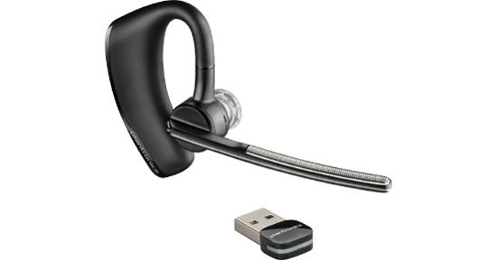 HP Voyager Legend Headset + USB-A naar micro-USB-kabel + oplaadstatief zonder stekker