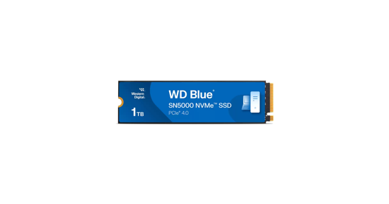 Western Digital Blue SN5000 M.2 1 TB PCI Express 4.0 NVMe