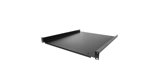 Startech 1U Rack Shelf - Universele 19 inch Server Rack Plank/Lade voor AV/Data/Netwerk Apparatuur – Cantilever/Uitkragende Ligger – Duurzaam Ontwerp – Max. 25kg - Diepte 50 cm (20”)