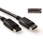 ACT AK3980 DisplayPort kabel 2 m Zwart