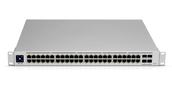 Ubiquiti UniFi USW-PRO-48 netwerk-switch Managed L2/L3 Gigabit Ethernet (10/100/1000) 1U Zilver