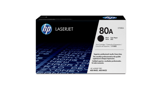 HP 80A originele zwarte LaserJet tonercartridge