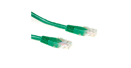 ACT Groene 1,5 meter UTP CAT6 patchkabel met RJ45 connectoren