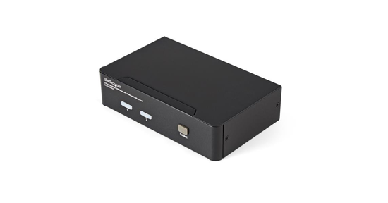 Startech 2-poort USB HDMI KVM-switch met Audio en USB 2.0-hub