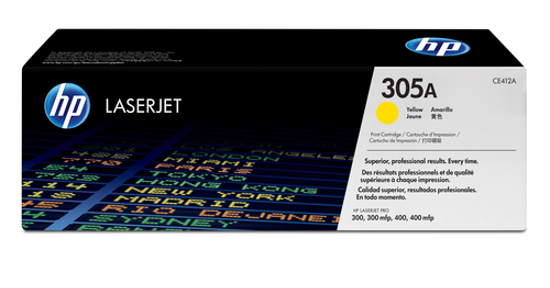 HP 305A originele gele LaserJet tonercartridge