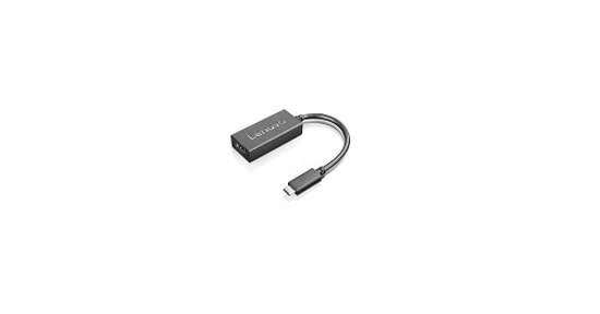 Lenovo 4X90R61022 video kabel adapter 0,24 m USB Type-C HDMI Type A (Standaard) Zwart