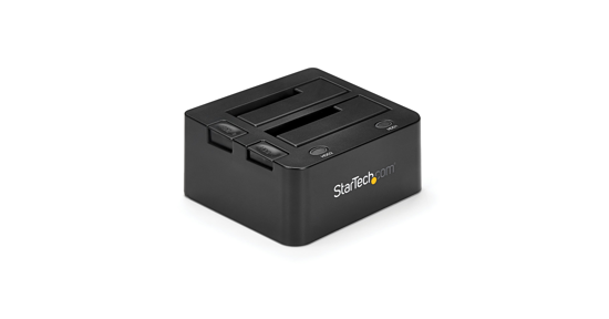 Startech USB 3.0 dubbel harddisk docking station met UASP voor 2,5/3,5 inch SSD / HDD SATA 6 Gbps