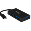 Startech 4 Port USB-C Hub, USB Type-C Hub met 4x USB-A (USB 3.0 SuperSpeed 5Gbps), USB Bus of Self Powered, Draagbare USB-C naar USB-A BC 1.2 Lader Hub met Power Adapter