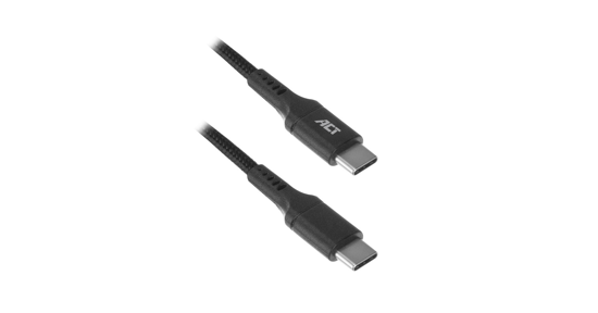 ACT AC3096 USB-kabel 1 m USB 2.0 USB C Zwart