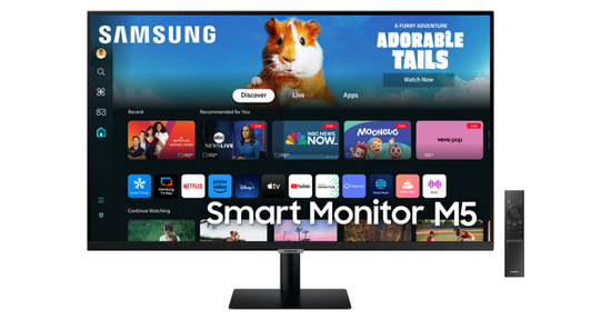 Samsung Smart Monitor M5 M50D computer monitor 68,6 cm (27") 1920 x 1080 Pixels Full HD LED Zwart