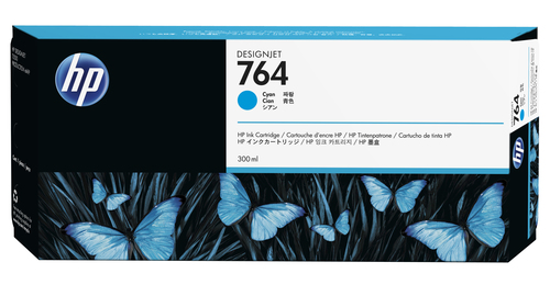 HP 764 cyaan inktcartridge, 300 ml