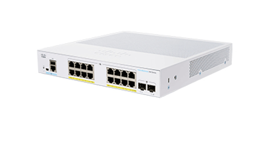 Cisco CBS350-16P-2G-EU netwerk-switch Managed L2/L3 Gigabit Ethernet (10/100/1000) Zilver