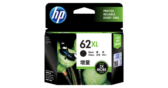 HP 62XL originele high-capacity zwarte inktcartridge