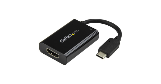 Startech USB-C naar 4K HDMI adapter met USB 60 W Power Delivery zwart