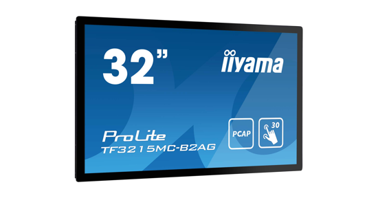 iiyama ProLite TF3215MC-B2AG computer monitor 80 cm (31.5") 1920 x 1080 Pixels Full HD LED Touchscreen Kiosk Zwart