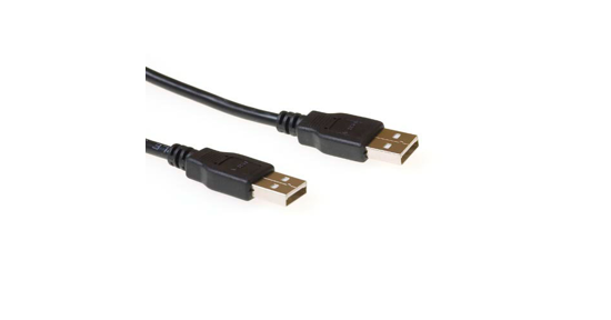 ACT USB 2.0 aansluitkabel USB A male - USB A male