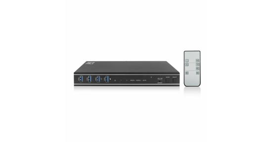 ACT AC7914 KVM-switch Zwart