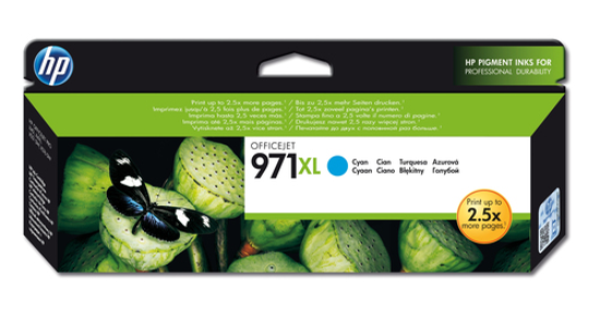 HP 971XL originele high-capacity cyaan inktcartridge