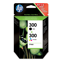 HP 300 originele zwarte/drie-kleuren inktcartridges, 2-pack