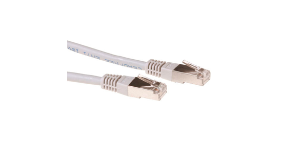 ACT Patchcord SSTP Category 6 PIMF, Grey 0.50M netwerkkabel Grijs 0,5 m