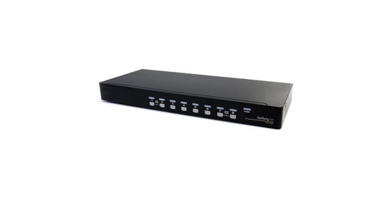 Startech 8-poort Rack USB VGA KVM-switch met Audio (inclusief Audiokabels)