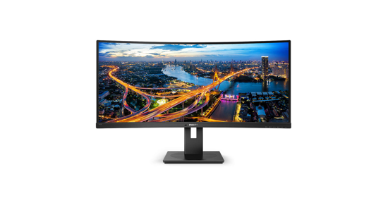 Philips B Line 345B1C/00 computer monitor 86,4 cm (34") 3440 x 1440 Pixels Quad HD LCD Zwart