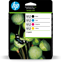 HP 912 4-pack originele inktcartridges, cyaan/magenta/geel