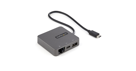 Startech USB-C Multiport Adapter - USB 3.1 Gen 2 Type-C Aluminium Mini Dock - USB-C naar 4K HDMI of 1080p VGA Video - 10Gbps USB-A & USB-C Hub met GbE - Compatibel met Thunderbolt 3