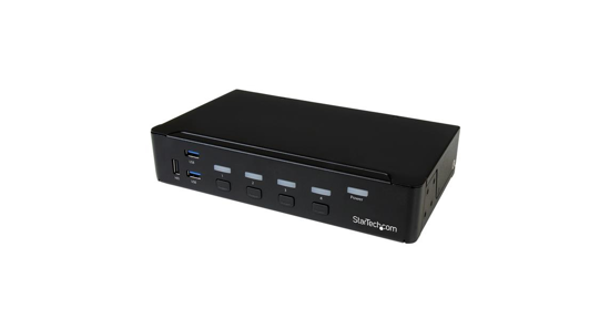 Startech 4-Poorts DisplayPort KVM Switch USB 3.0 4K 30Hz