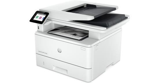 HP LaserJet Pro MFP 4102fdw printer, Zwart-wit, Printer voor Kleine en middelgrote ondernemingen, Printen, kopiëren, scannen, faxen, Draadloos; Geschikt voor Instant Ink; Printen vanaf een telefoon of tablet; Automatische documentinvoer