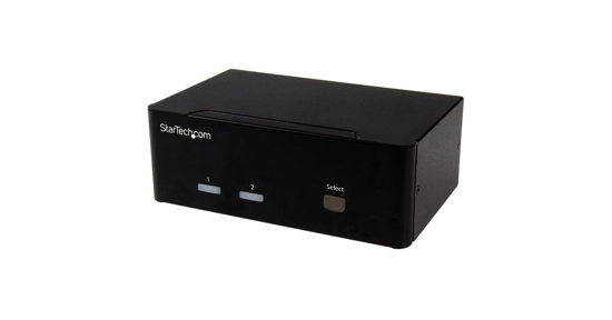 Startech 2-poorts KVM switch met dubbele VGA 2 poorts USB 2.0 hub