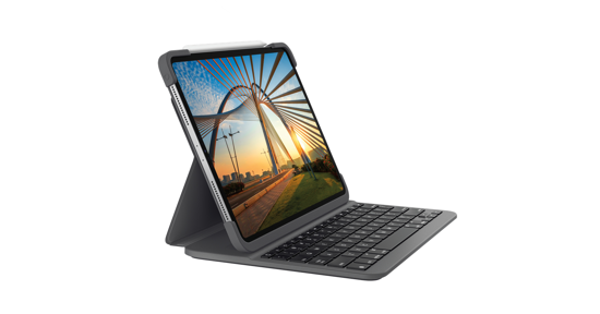 Logitech Slim Folio Pro for iPad Pro 11-inch (1st, 2nd & 3rd generation) Grafiet Bluetooth QWERTZ Zwitsers