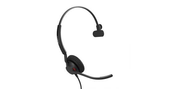 Jabra Engage 40 Headset Bedraad Hoofdband Kantoor/callcenter USB Type-A Zwart