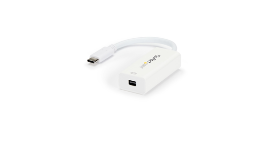 Startech USB-C naar Mini DisplayPort Adapter - 4K 60Hz - Wit - USB 3.1 Type-C naar Mini DP Adapter - Verbeterde versie is CDP2MDPEC