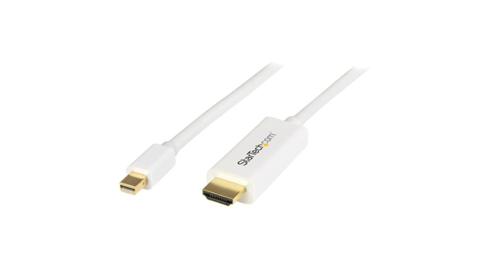 Startech Mini DisplayPort-naar-HDMI-converterkabel 2 m 4K wit