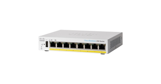 Cisco CBS250 Managed L3 Gigabit Ethernet (10/100/1000) Power over Ethernet (PoE) Grijs