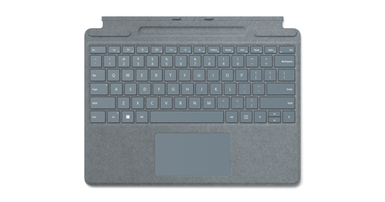 Microsoft Surface Pro Signature Keyboard AZERTY Belgisch  Cover port Blauw