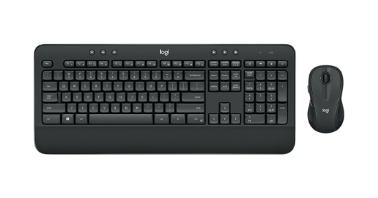 Logitech Advanced MK545 toetsenbord Inclusief muis RF Draadloos QWERTY US International Zwart