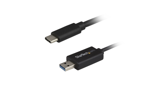 Startech USB-C naar USB-A Data Transfer Kabel voor Mac en Windows, USB 3.0 (5Gbps), Windows Easy Transfer Kabel, Mac Data Transfer