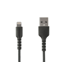 Startech Premium USB-A naar Lightning Kabel 2m Zwart - USB Type A naar Lightning Charge & Sync Oplaadkabel - Verstevigd met Aramide Vezels - Apple MFi Gecertificeerd - iPad Air iPhone 12