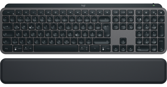 Logitech MX Keys S toetsenbord RF-draadloos + Bluetooth QWERTZ Duits Grafiet