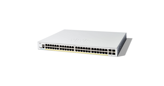 Cisco C1300-48FP-4G netwerk-switch Managed L2/L3 Gigabit Ethernet (10/100/1000) Wit