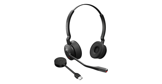 Jabra Engage 55 SE Headset Draadloos Hoofdband Kantoor/callcenter Zwart