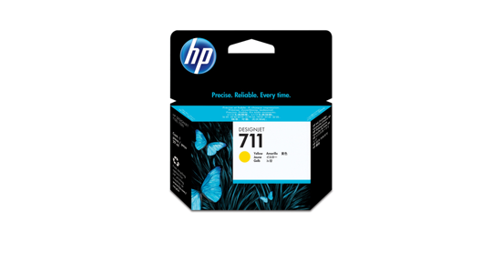 HP 711 gele DesignJet inktcartridge, 29 ml