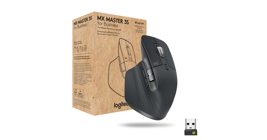 Logitech MX Master 3s for Business muis Rechtshandig RF-draadloos + Bluetooth Laser 8000 DPI