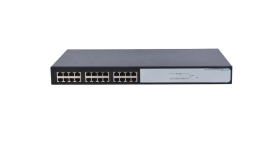 Hewlett Packerd Enterprise OfficeConnect 1420 24G Unmanaged Gigabit Ethernet (10/100/1000) 1U Zwart